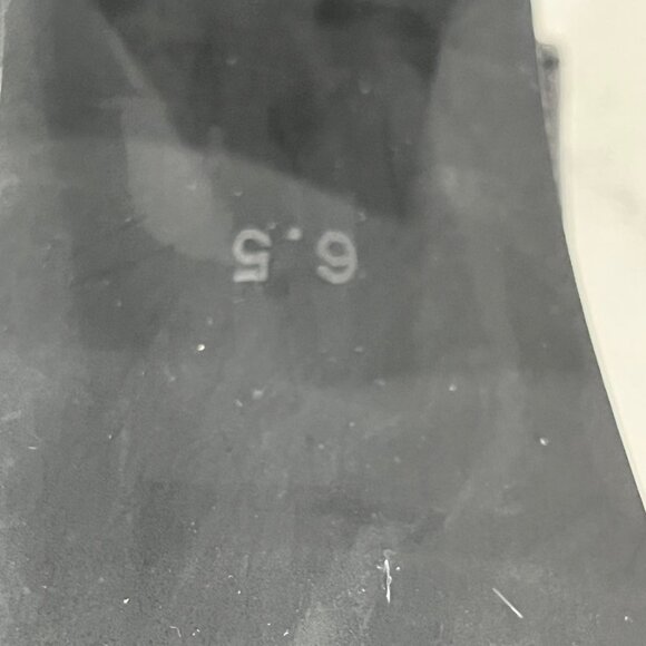 Jeffrey Campbell Extendo Platform Slingback Sandal In Black Leather SIZE 6.5 - Picture 11 of 11